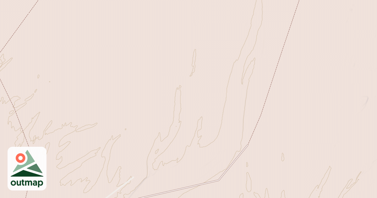 Map of East Cabin North Trail
