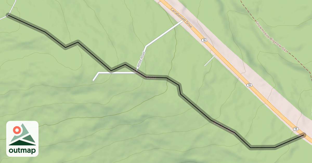 Map of Caribou Chute