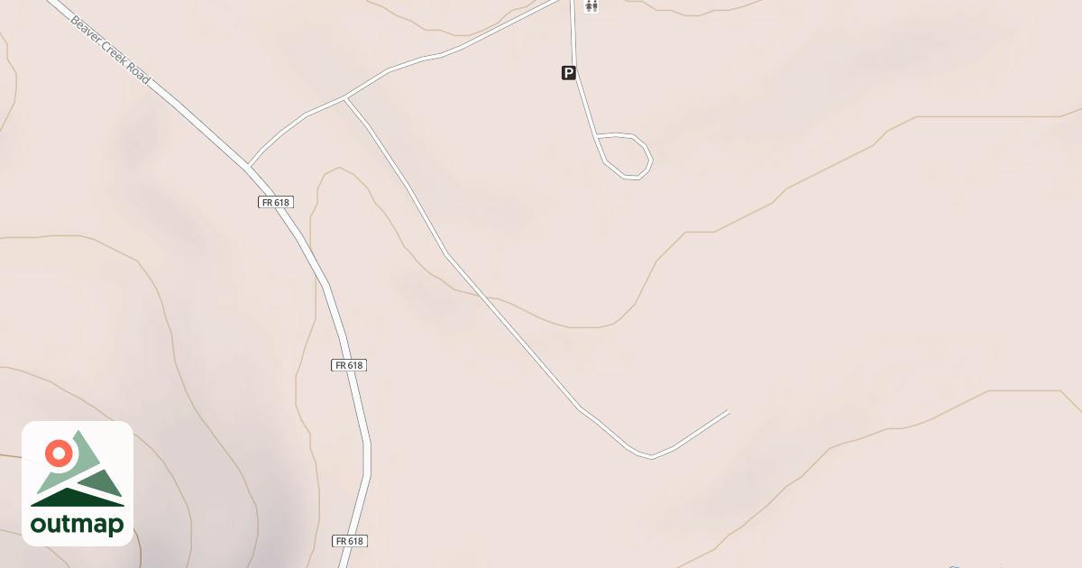 Map of BEAVER CREEK RANGER STA