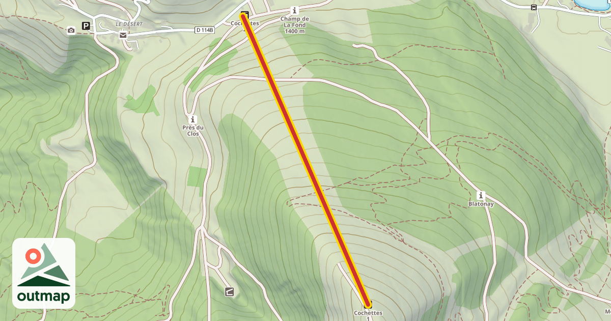 Map of Cochettes 1