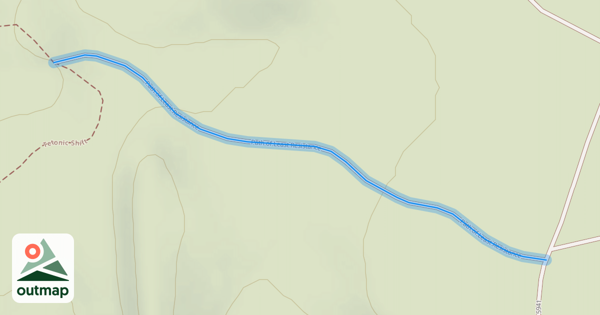 Map of Path of Least Resistance