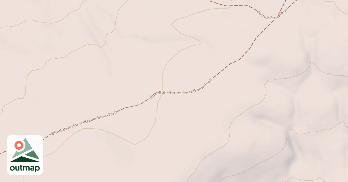 Map of Blind Bull/horse Creek (E)