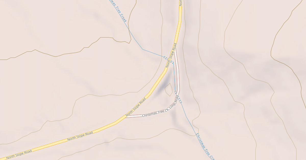 Map preview of CHRISTMAS TREE CK. LOOP