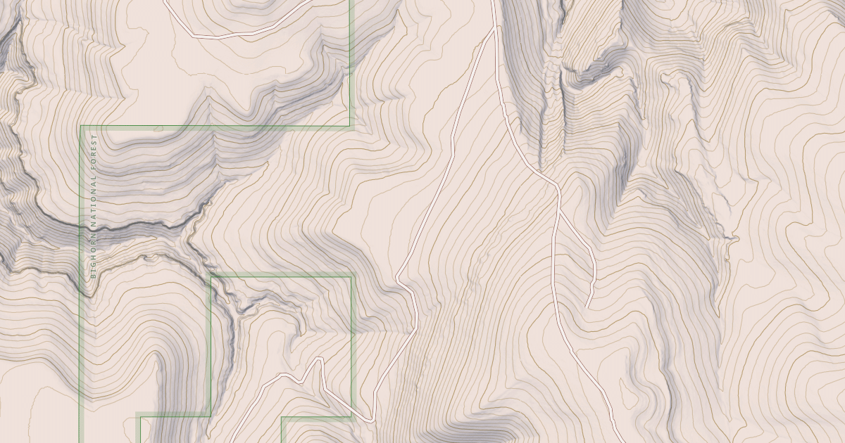 Map preview of COTTONWOOD COW CAMP