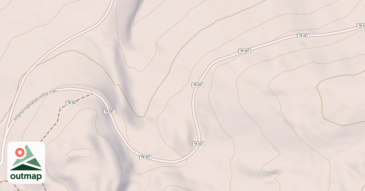 Map of Virginia Highlands