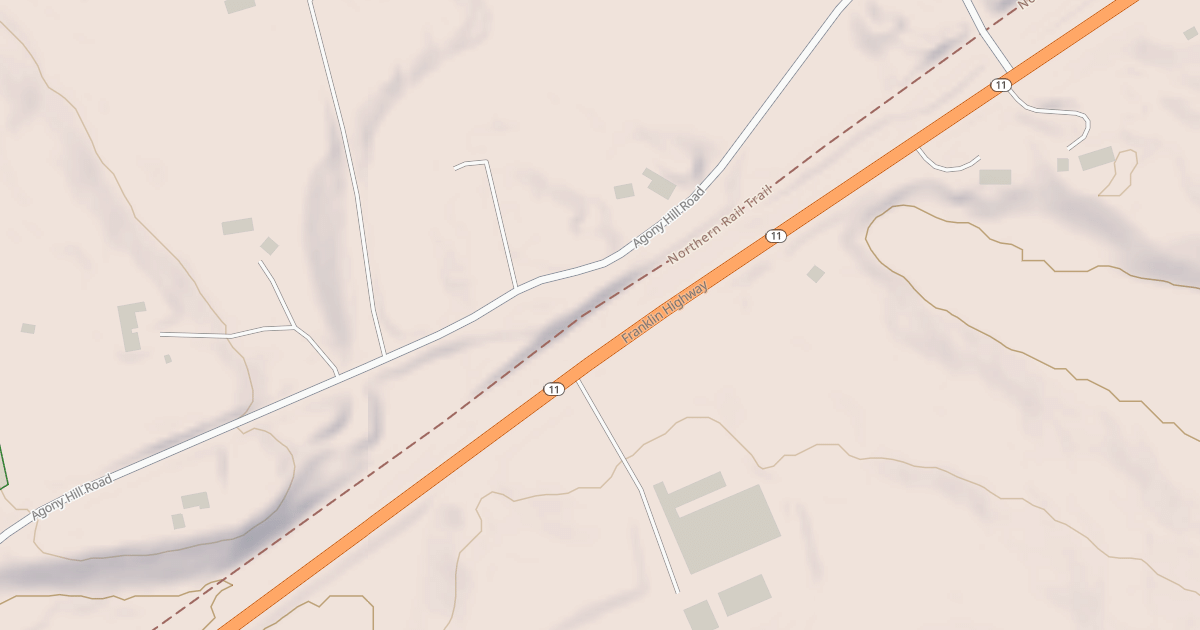 Map preview of Northern Rail Trail