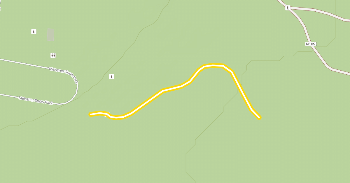 Map preview of Lodgepole Loops