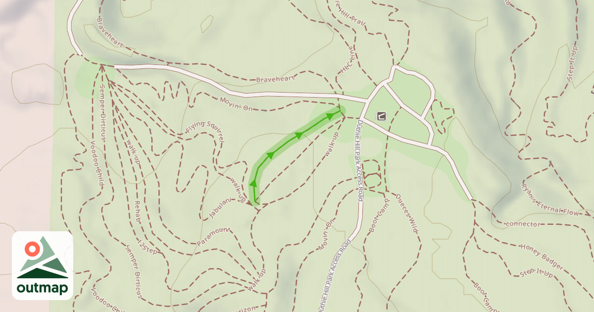 Map of Luna Pop-up Jump Line