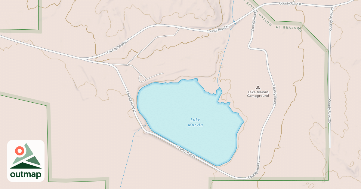 Map of SHORELINE LK. MARVIN in Hemphill