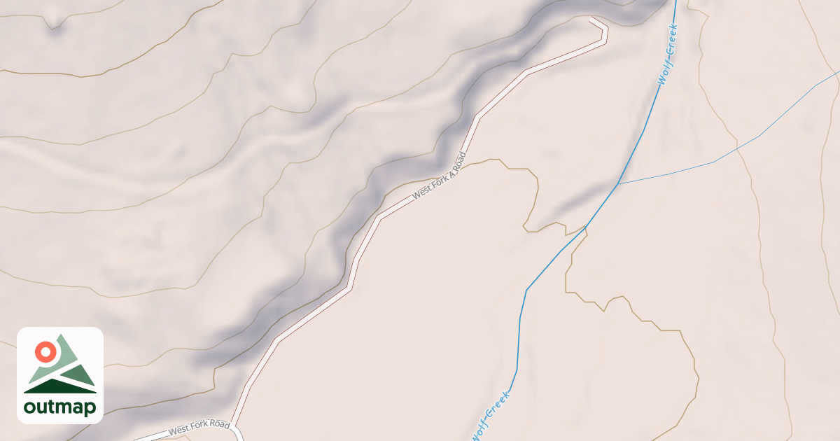 Map of WEST FORK A