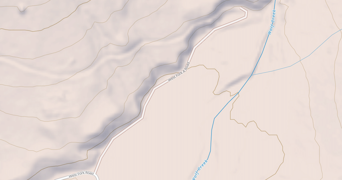 Map preview of WEST FORK A