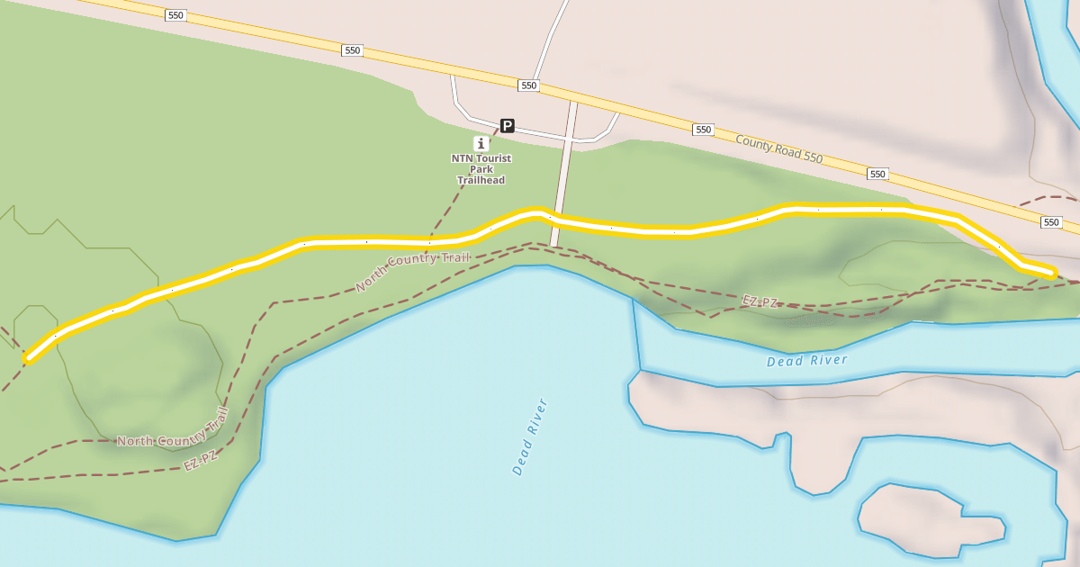 Map preview of Noquemanon Trail