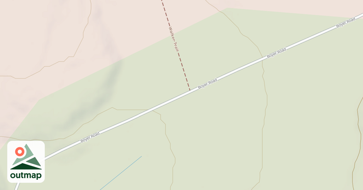Map of Whiskey Springs Trails