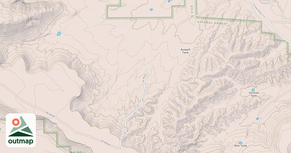 Map of 4030 E