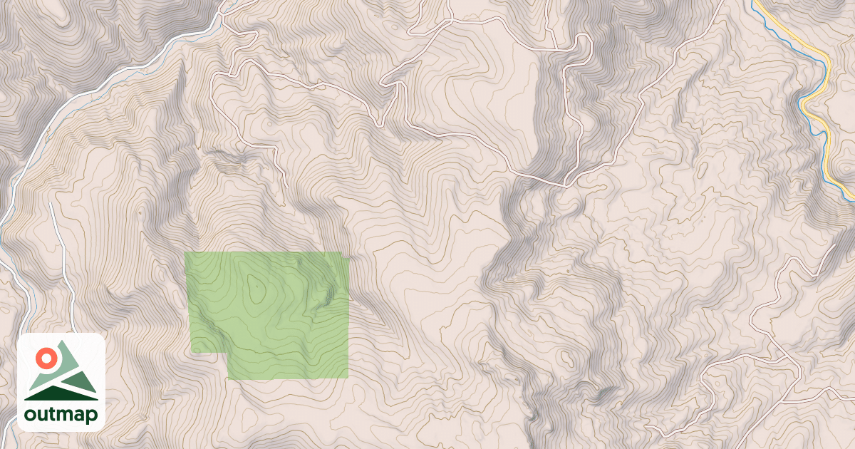 Map of USFS National Forest System Roads {B4AAD083-8BE7-463C-A897-ACE55BFB33C7}
