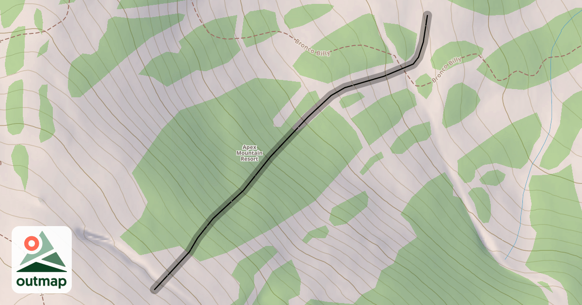 Map of Grouse Gulch