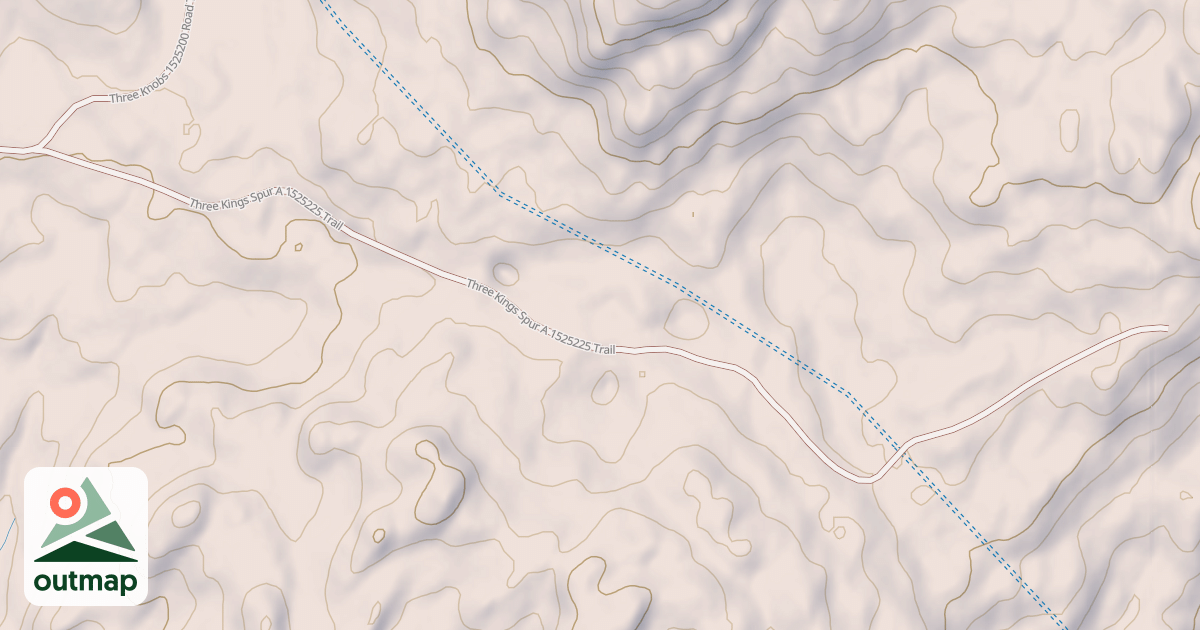 Map of THREE KINGS SPUR A  1525225