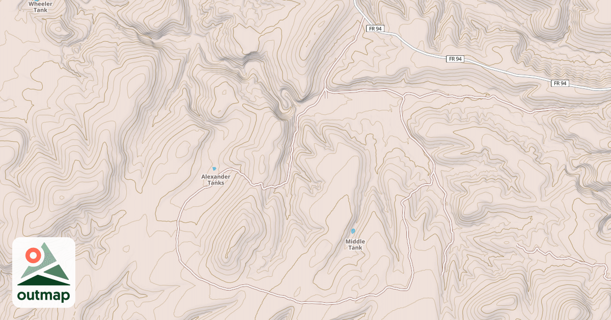 Map of 4033 U