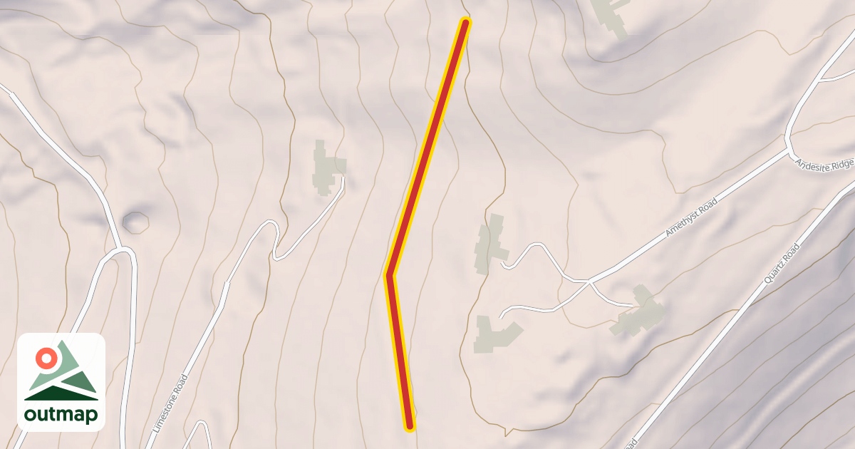 Map of Andesite Point