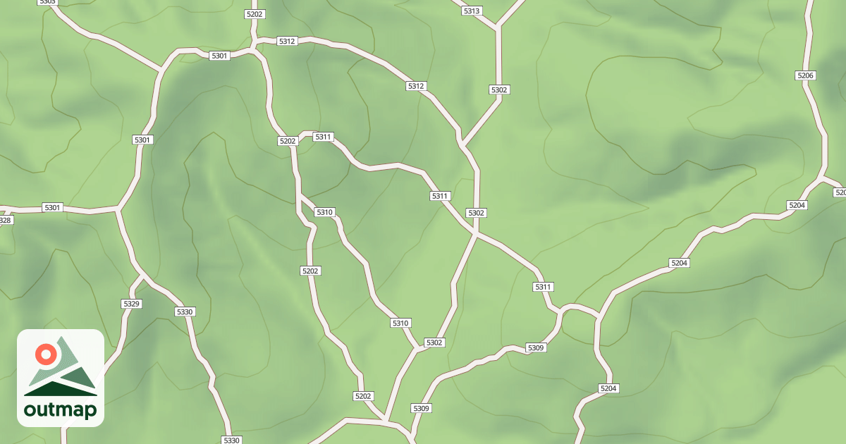 Map of USFS Motor Vehicle Use Map Trails 19812