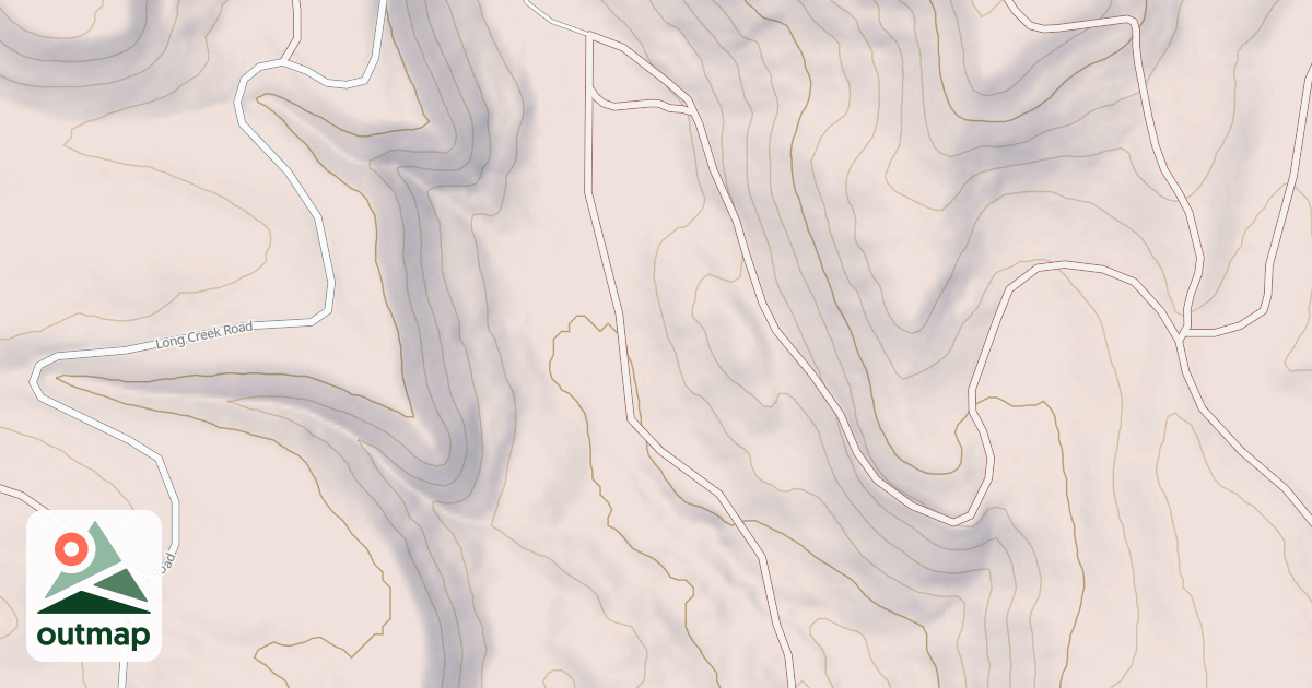 Map of POOR FARM ROAD