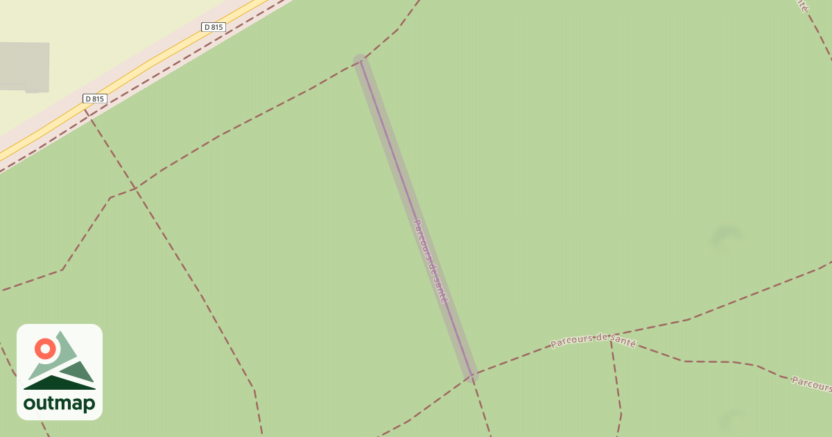 Map of Parcours de santé