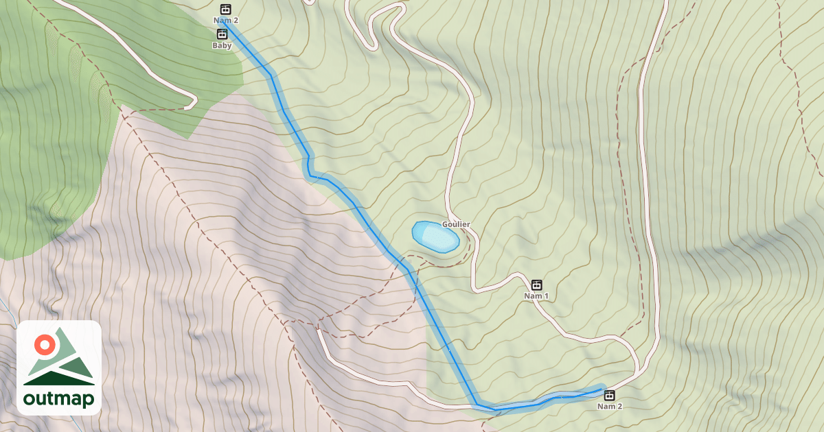 Map of Caudéras