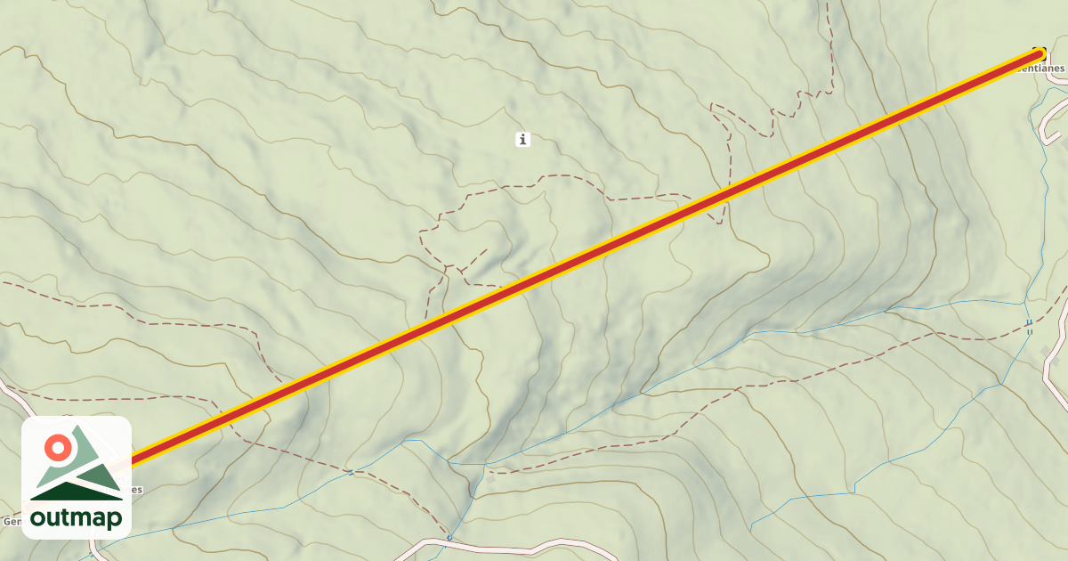 Map of Gentianes