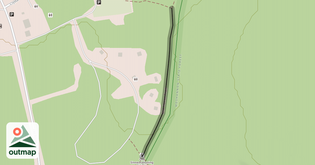 Map of Old Horse Trail