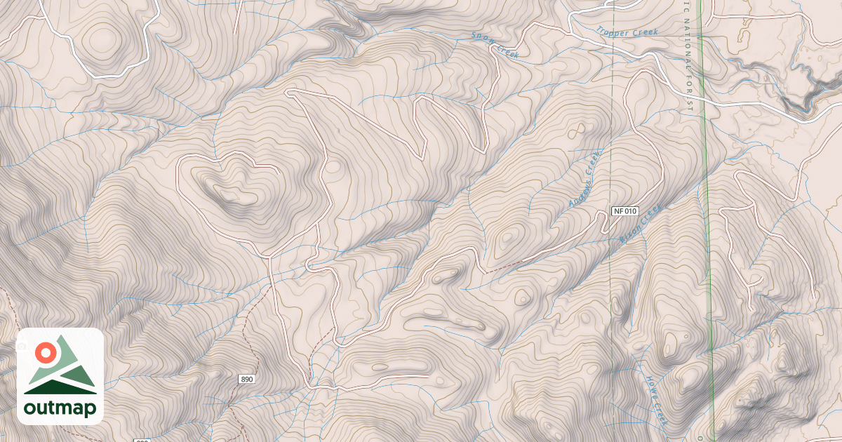 Map of SNOW CREEK TH