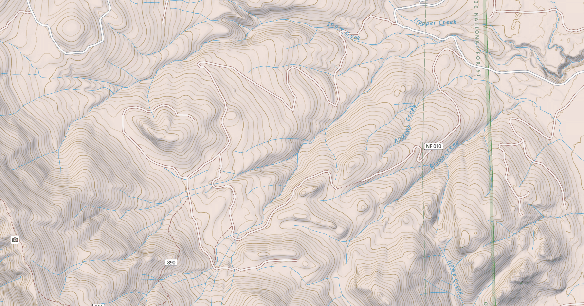 Map preview of SNOW CREEK TH
