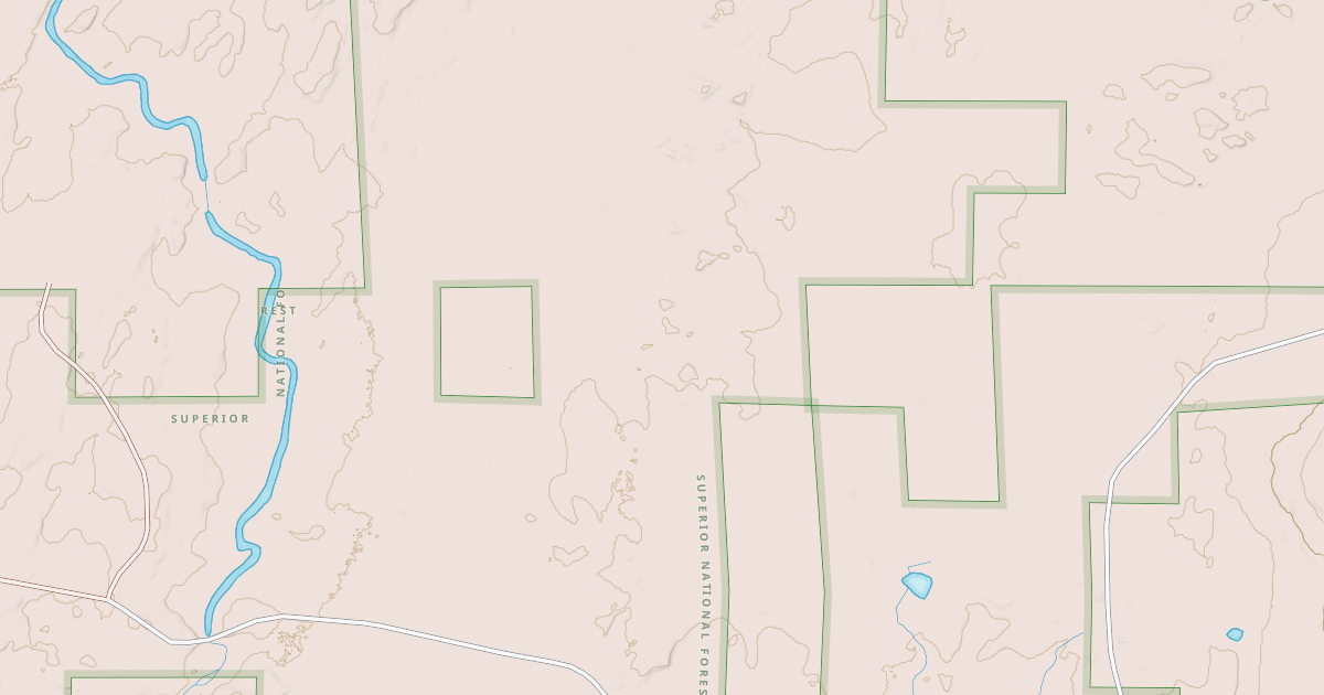 Map preview of CRANBERRY LAKE SPUR J