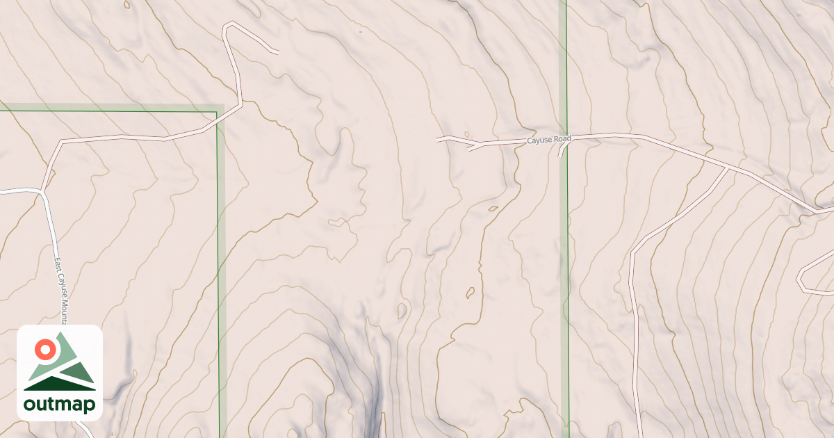 Map of CAYUSE HORSE PASTURE