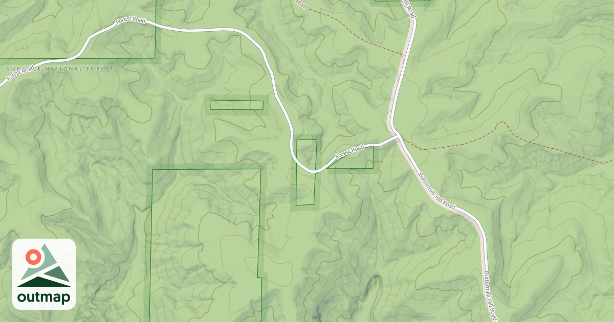 Map of LEE CEMETERY RD in Jackson