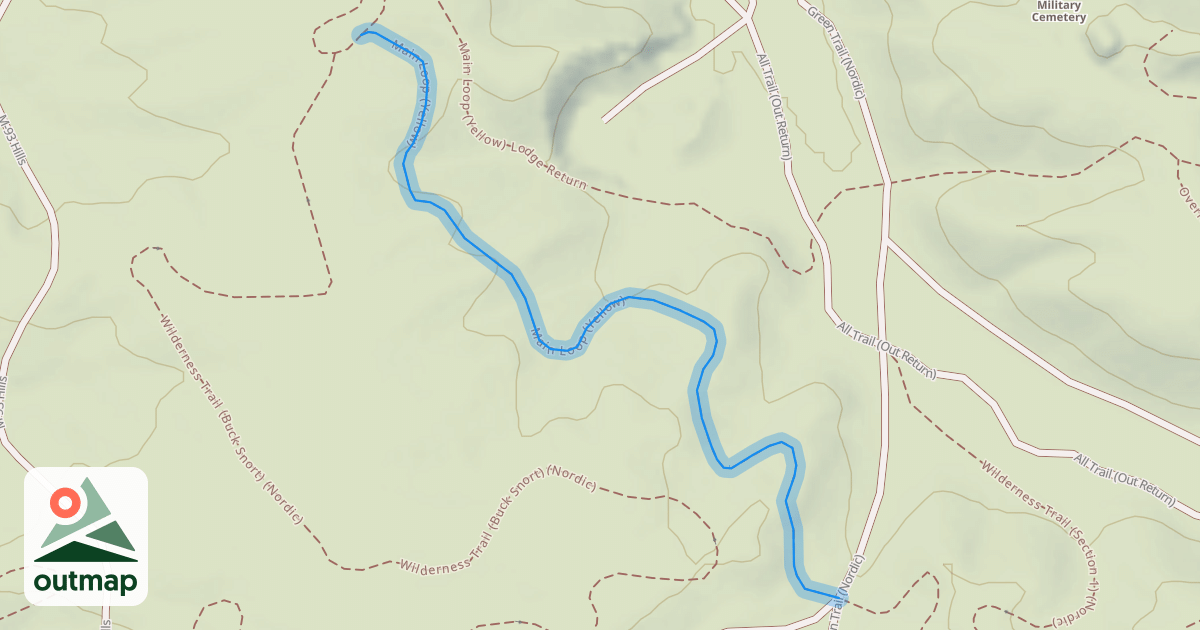 Map of Main Loop (Yellow)