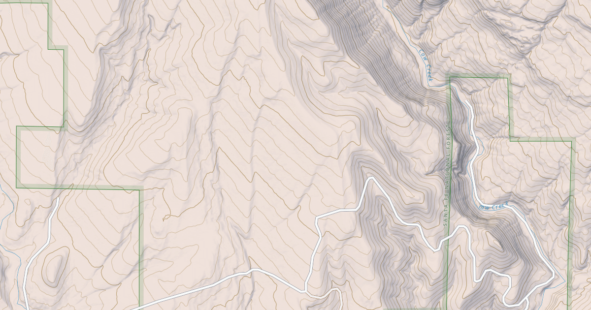 Map preview of USFS National Forest System Roads {34D1BFC7-4239-4F02-AB20-7056E87E1B7B}