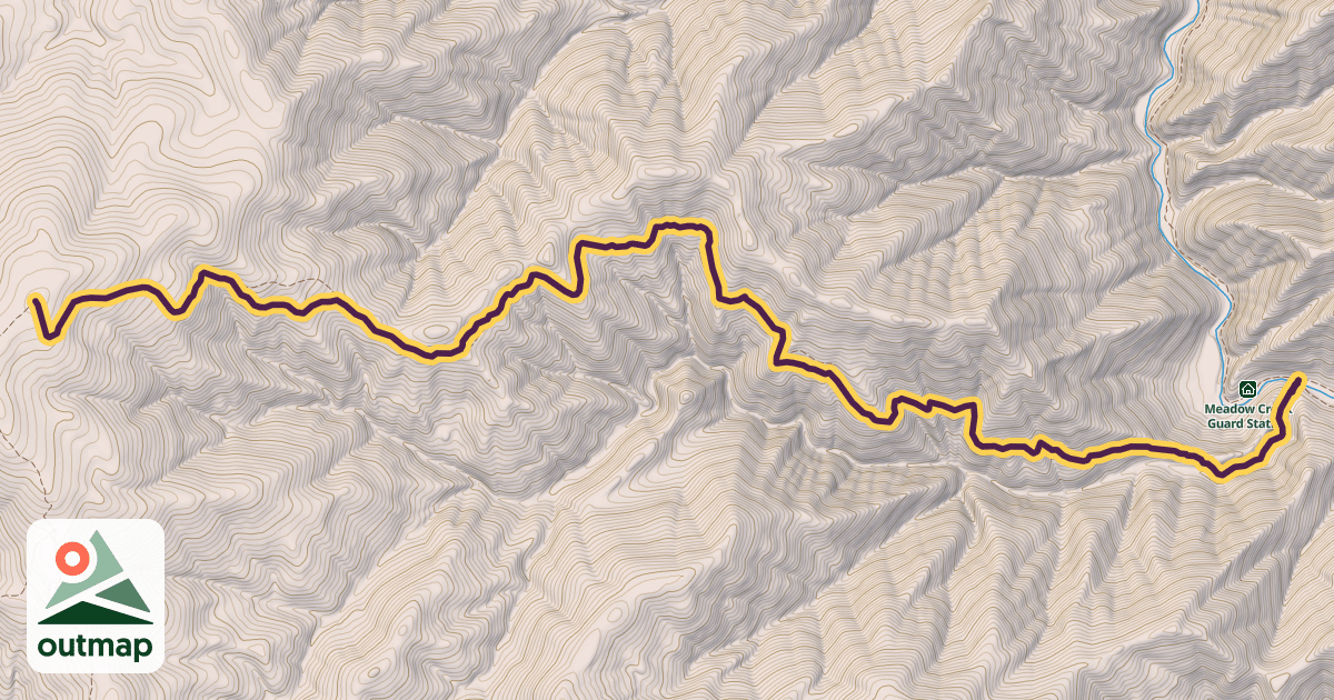 Map of Butte Creek Trail