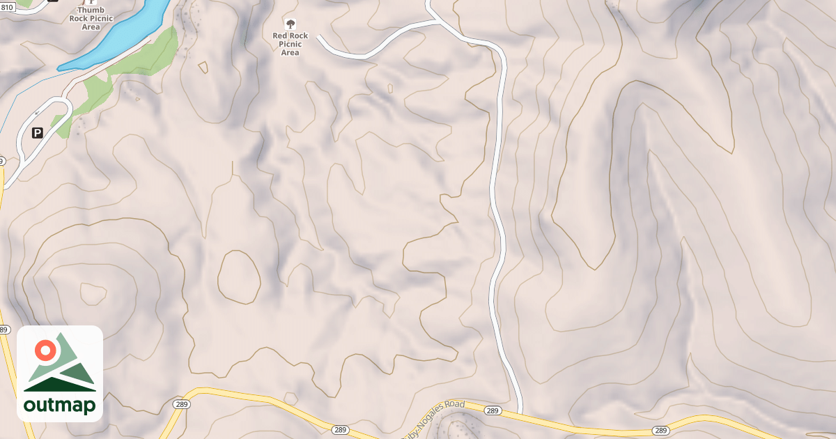 Map of RED ROCK PICNIC AREA