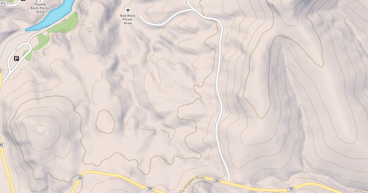 Map preview of RED ROCK PICNIC AREA