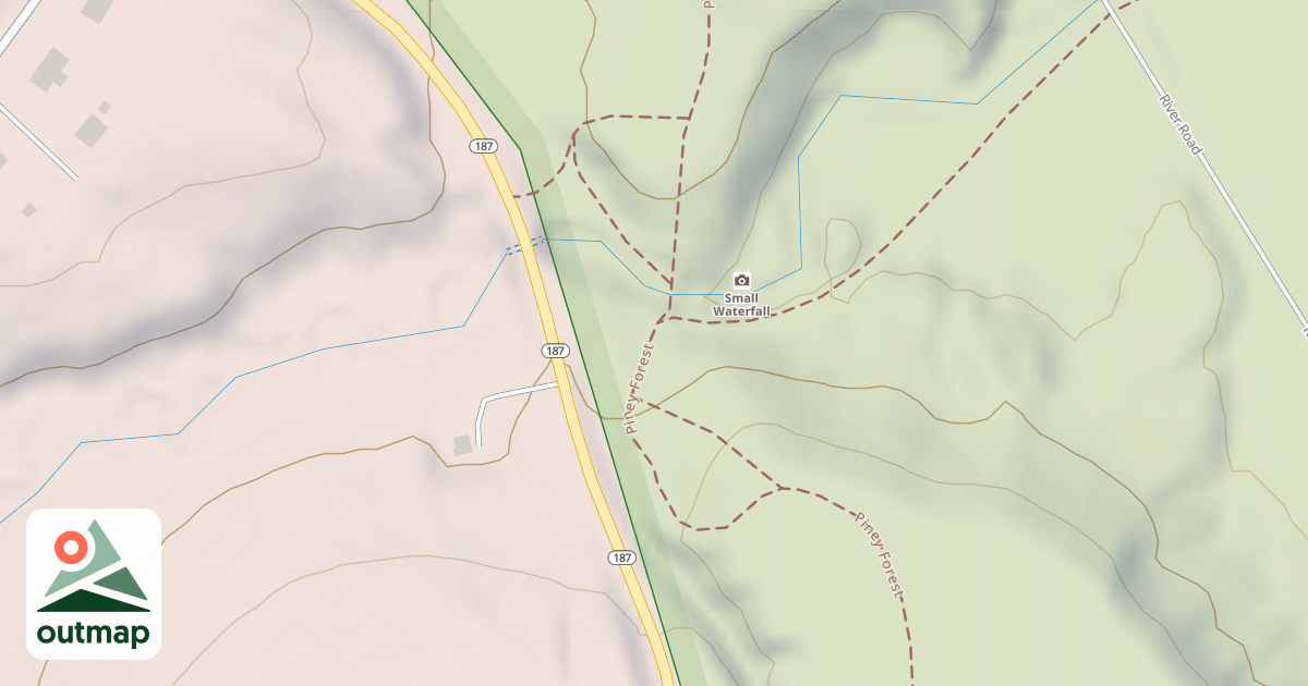 Map of Red Trail