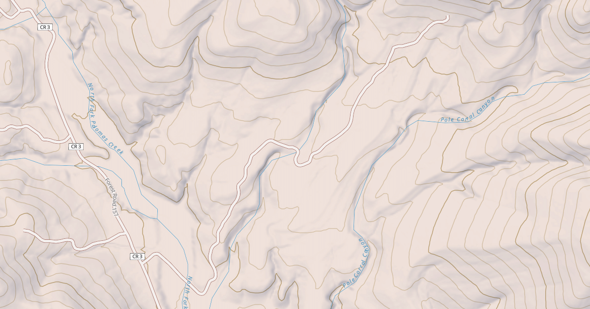 Map preview of CORRAL CANYON