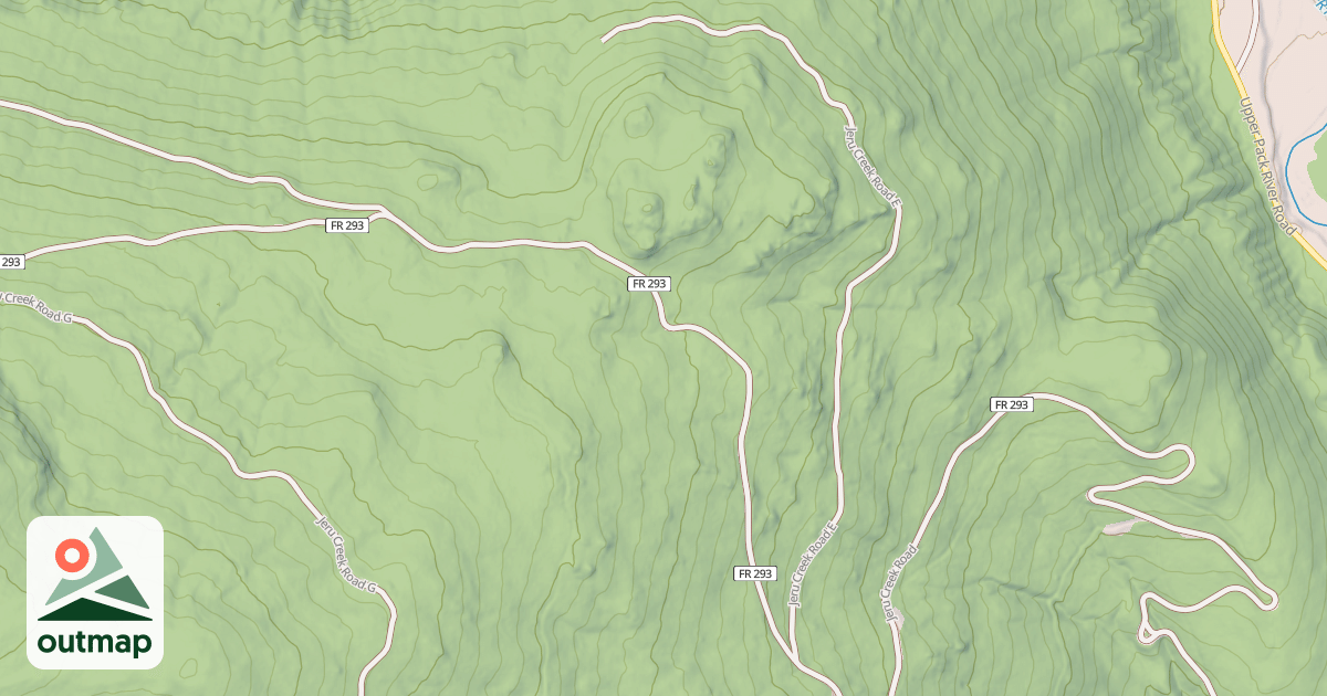 Map of JERU CREEK E