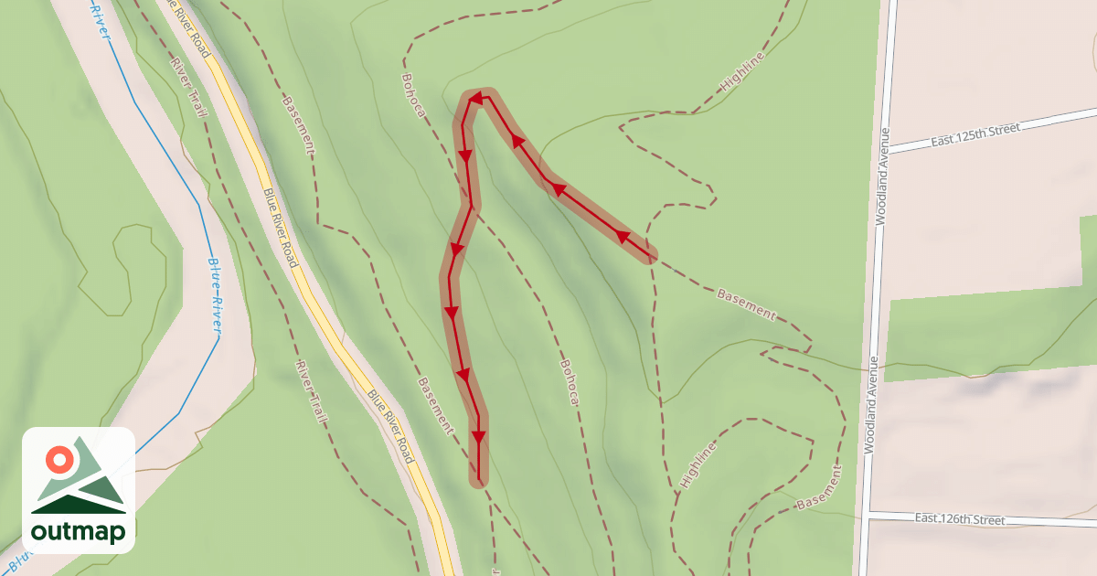 Map of Highline Express