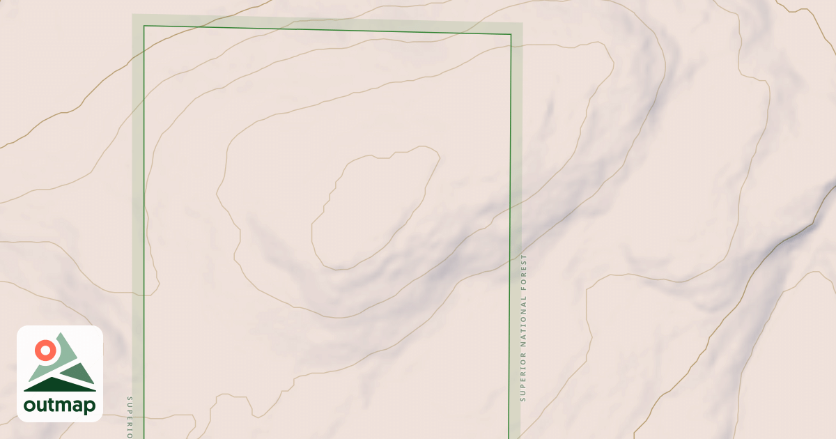 Map of HARRIET LAKE SPUR JAA