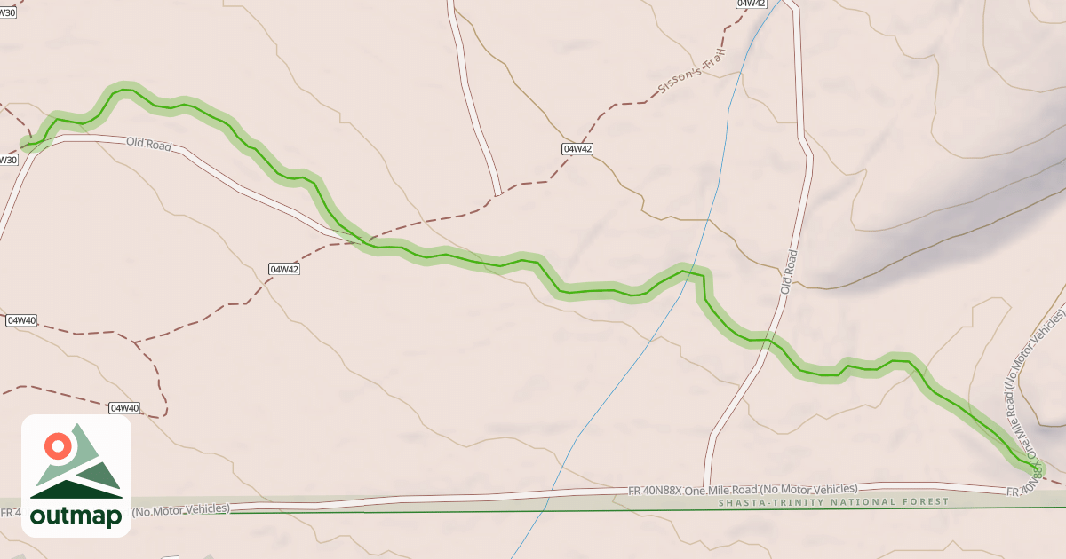 Map of Foundation Trail 04W41