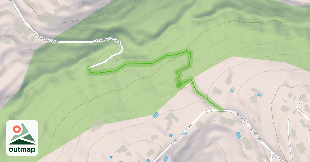 Map of Chemin des Seules