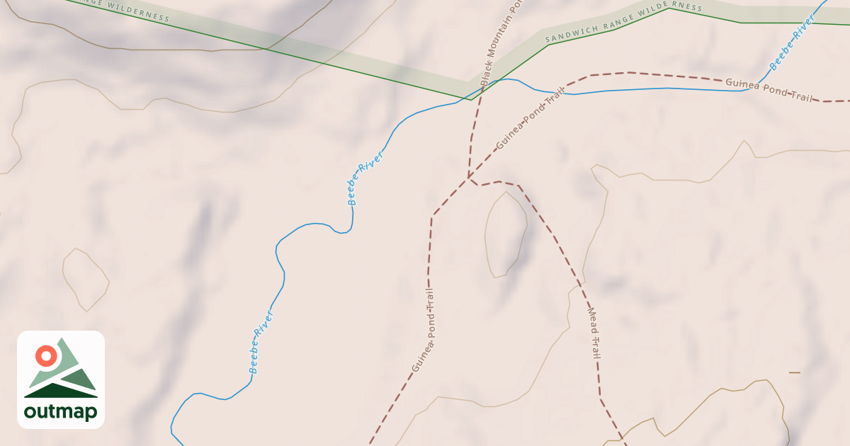 Map of Guinea Pond Trail