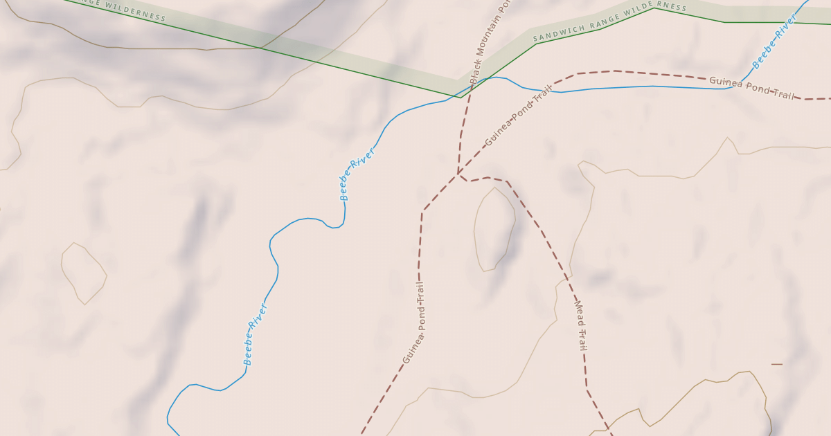 Map preview of Guinea Pond Trail