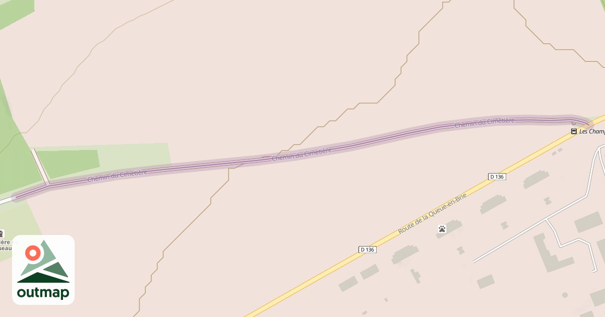 Map of Chemin du Cimetière