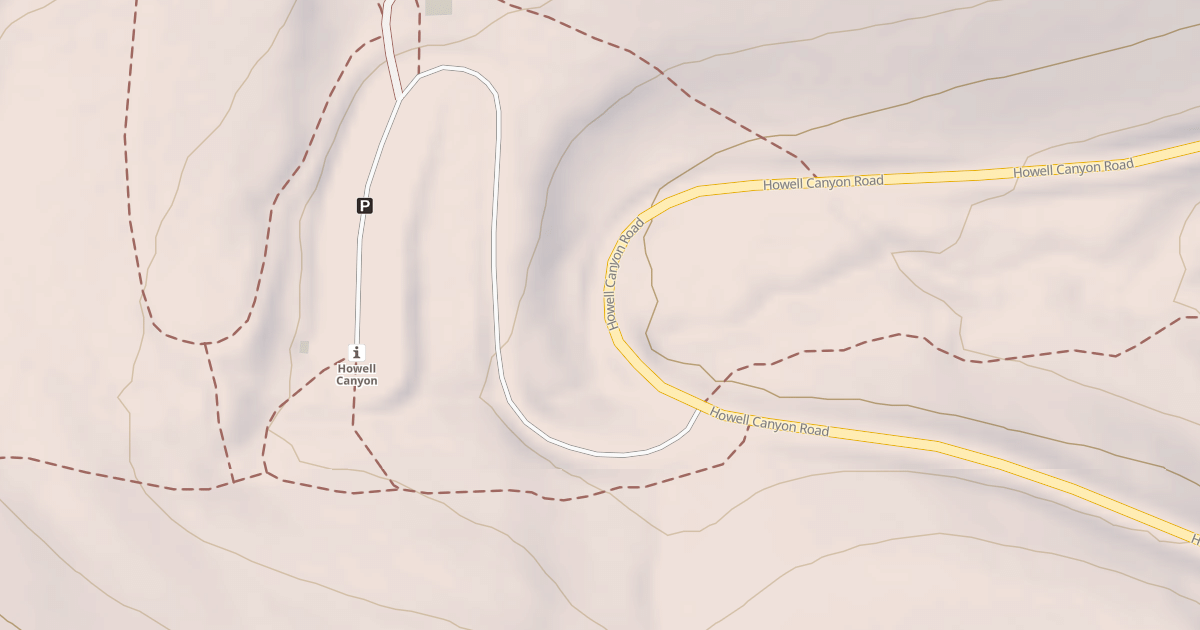 Map preview of HOWELL CANYON PARKING L*